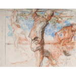 Thumbnail image for Figure Studies, Boy Standing Under Vines