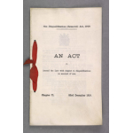 Thumbnail image for Sex Disqualification (Removal) Act, c. 71