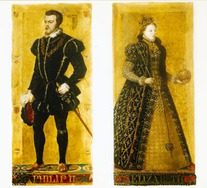 Thumbnail image for PHILIP II ELIZABETH Tudor portraits