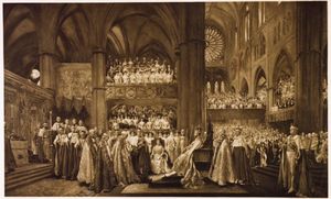 Thumbnail image for Coronation of King George V in Westminster Abbey 1911