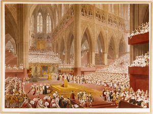 Thumbnail image for The Coronation of His Majesty, George the Fourth: Taken at the Time of the Recognition 1821
