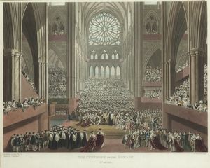 Thumbnail image for Coronation of George IV 1821 Ceremony of the Homage in Westminster Abbey