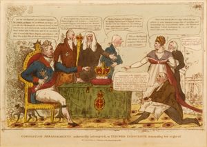 Thumbnail image for Coronation Arrangements aukwardly interupted, or Injured Innocence demanding her rights