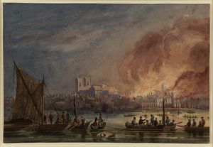 Thumbnail image for The Fire at Westminster 1834